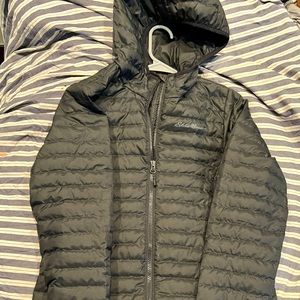 Waist length womens Eddie Bauer Light puffer coat size xs